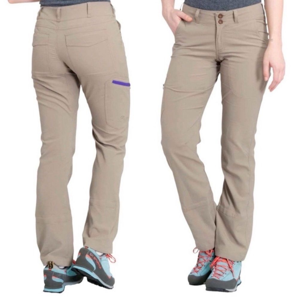 Roscoe Outdoor Hellroaring Climbing Hiking Camping Pants Light Tan Womens Size 2